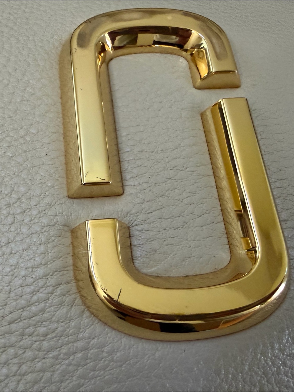 Beautiful! Marc Jacobs Soft Shot Cream Leather Crossbody Bag - Picture 2 of 13